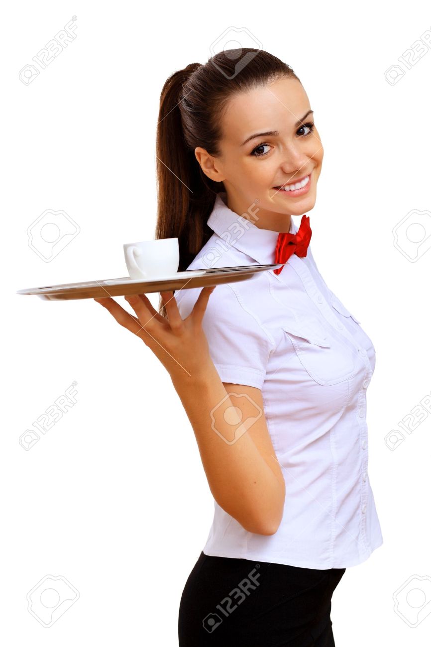 14731146-Portrait-of-young-waitress-with-an-empty-tray-Stock-Photo-waitress-waiter-serving.jpg