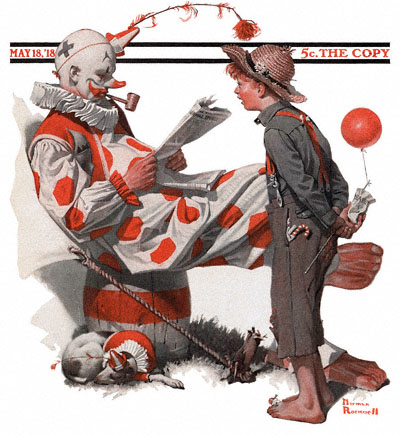 1918-05-18-Saturday-Evening-Post-Norman-Rockwell-cover-Boy-and-Clown-no-logo-400-Digimarc.jpg