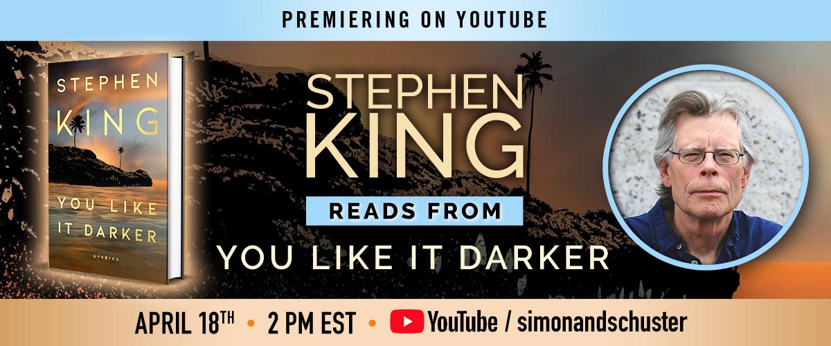 See and hear Stephen read from YOU LIKE IT DARKER