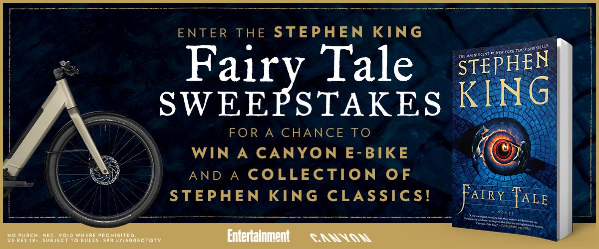 Enter the Fairy Tale sweepstakes for a chance to win a Canyon ebike and a collection of Stephen King's works!
