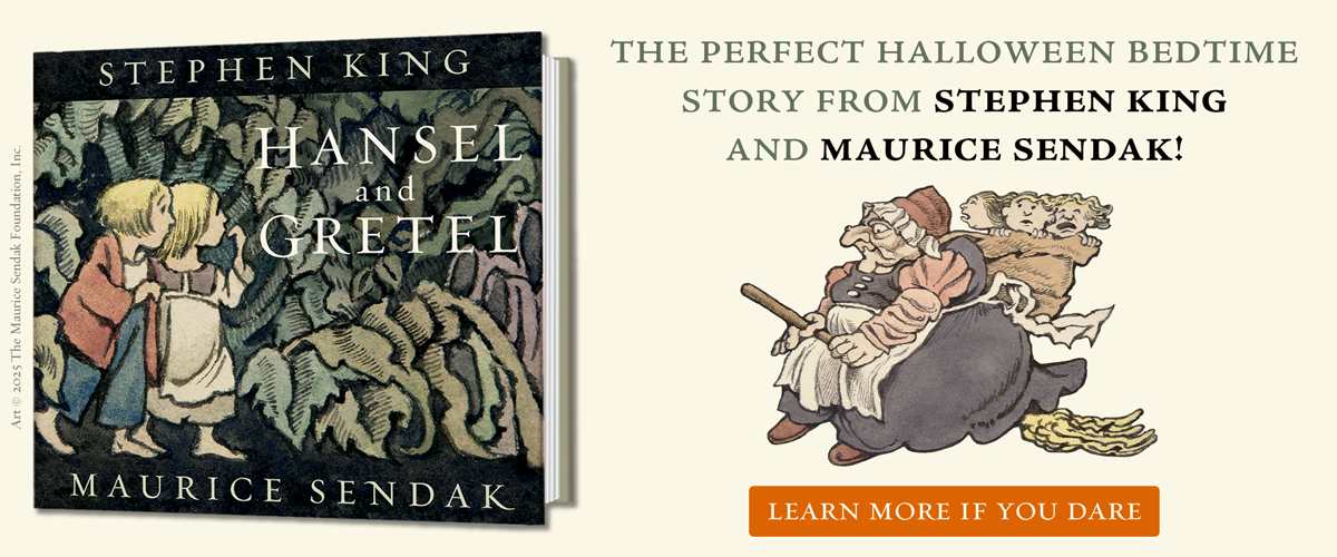The haunting tale of two brave children lost in a dark and dangerous forest is reimagined by literary legends Stephen King and Maurice Sendak in an all-new picture book.