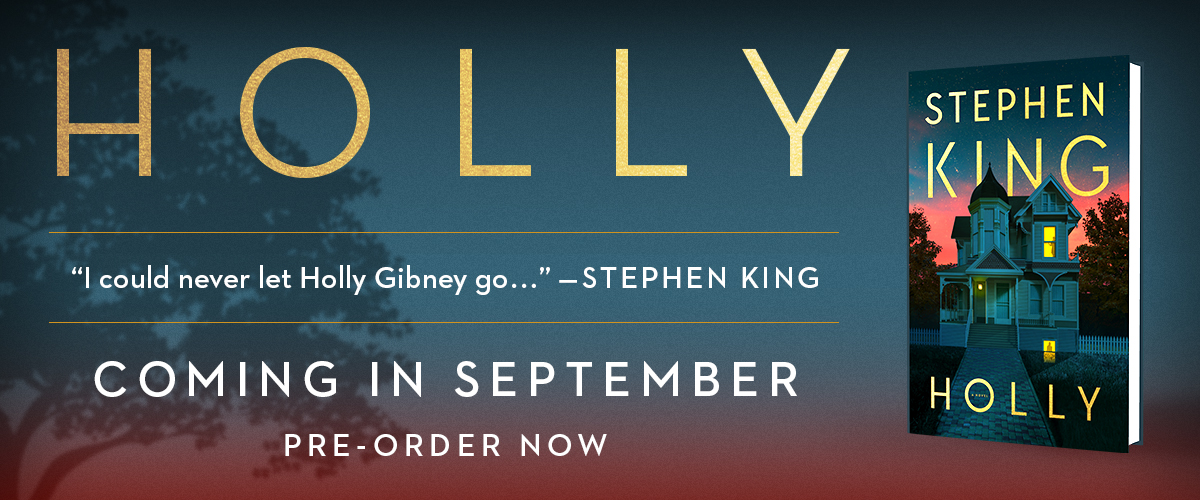 Holly Gibney, one of Stephen King�s most compelling and ingeniously resourceful characters, returns in this thrilling novel to solve the gruesome truth behind multiple disappearances in a midwestern town. Audiobook,ebook, and hardcover September 5th.