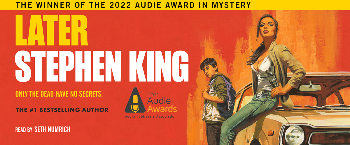 The LATER Audiobook is a 2022 Audie Award Winner!