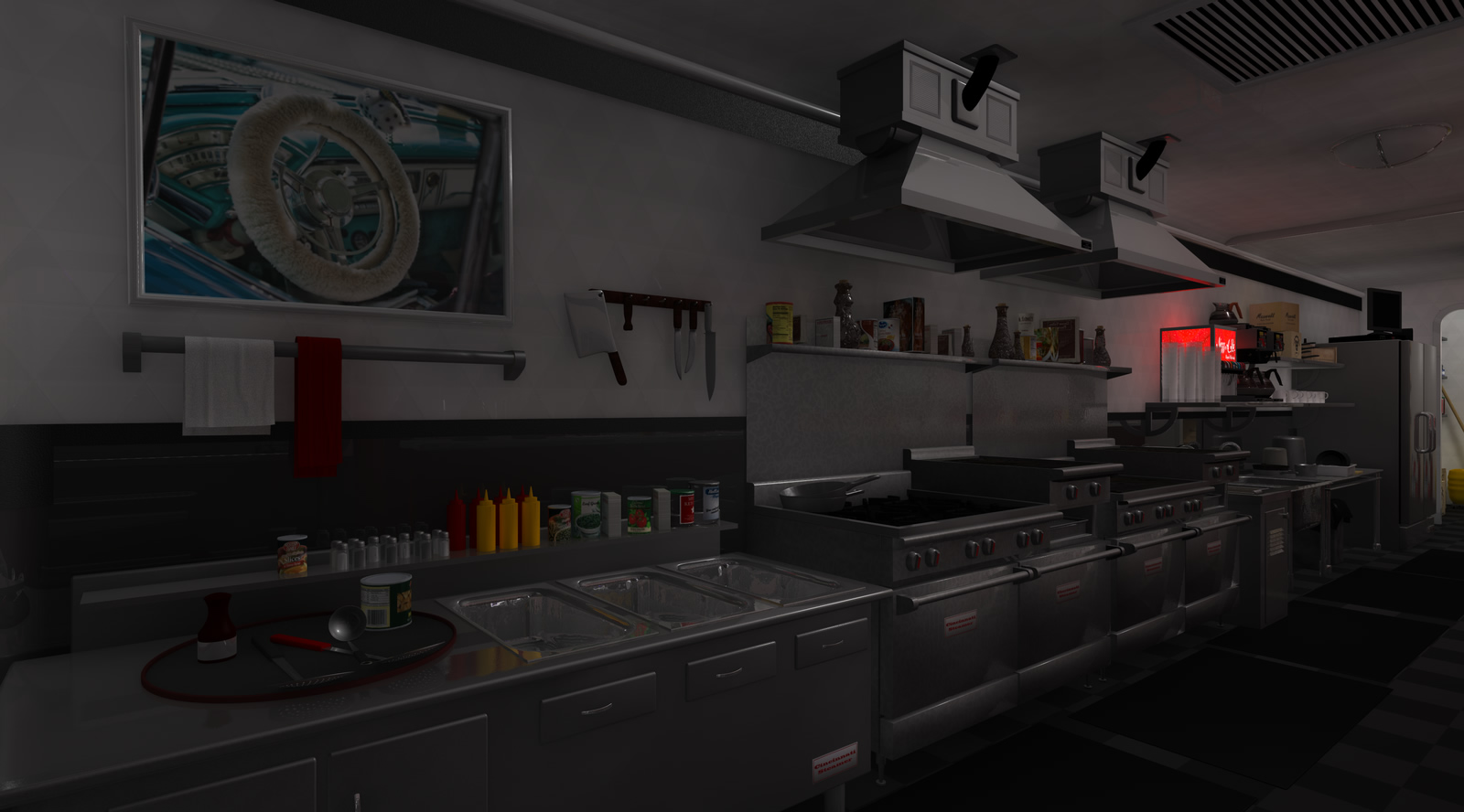 Al's Diner Render