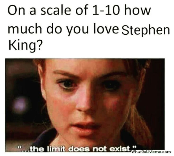 stephen king it meme