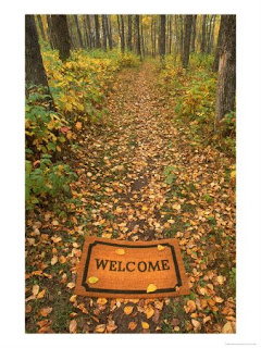 542680~Welcome-Mat-on-Forest-Trail-Posters.jpg